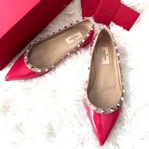 VALENTINO rockstud ballet flats